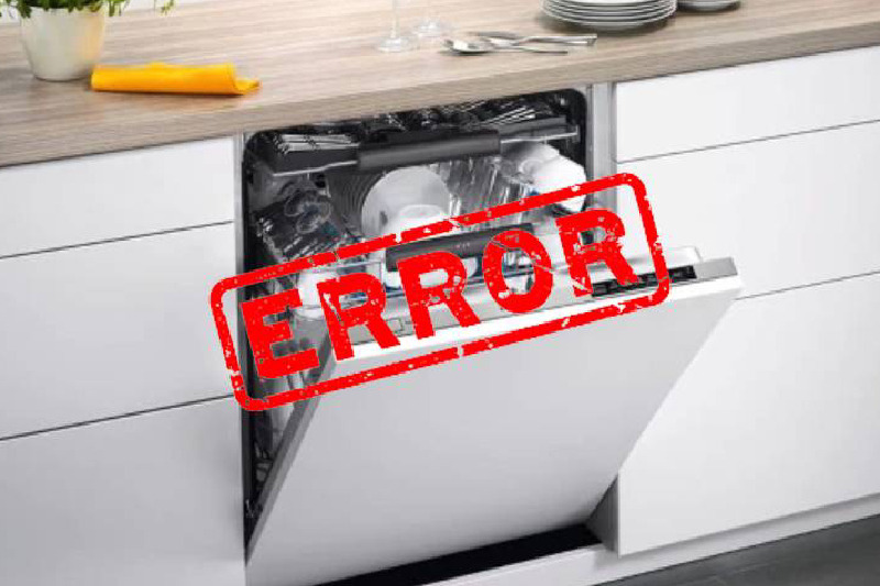 خطای E02 در ماشین ظرفشویی بوش
