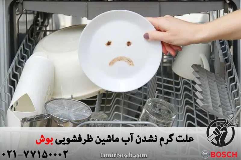 علت گرم نشدن آب ظرفشویی بوش