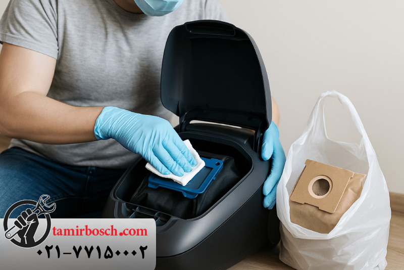نکات مهم در هنگام تعویض کیسه جاروبرقی بوش 