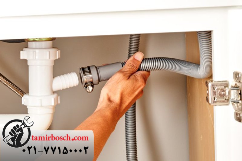 مراحل نصب ماشین ظرفشویی BOSCH 